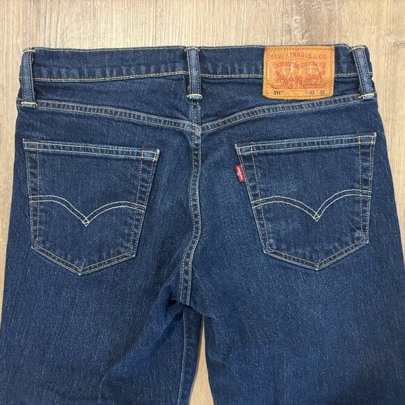 Levi’s 511 Slim Fit Jeans Dark Wash (W33 L32) - Picture 8 of 11